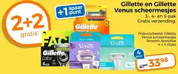Trekpleister Gillette en Gillette Venus scheermesjes aanbieding