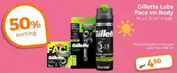 Trekpleister Gillette labs face en body aanbieding
