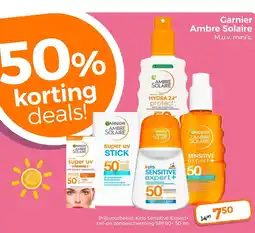 Trekpleister Garnier ambre solaire aanbieding