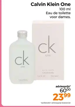 Trekpleister Calvin Klein One aanbieding