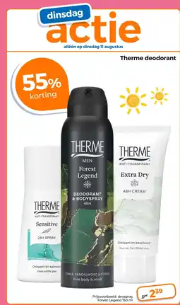Trekpleister Therme deodorant aanbieding