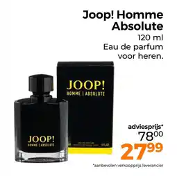 Trekpleister Joop! Homme Absolute aanbieding