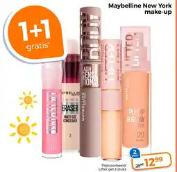 Trekpleister Maybelline new york make-up aanbieding