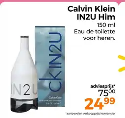 Trekpleister Calvin Klein IN2U Him aanbieding