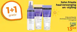 Trekpleister John frieda haarverzorging en styling aanbieding