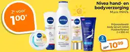 Trekpleister Nivea hand en bodyverzorging aanbieding