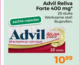 Trekpleister Advil Reliva Forte 400 mg aanbieding