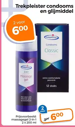 Trekpleister Trekpleister condooms en glijmiddel aanbieding