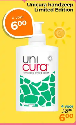 Trekpleister Unicura handzeep Limited Edition aanbieding