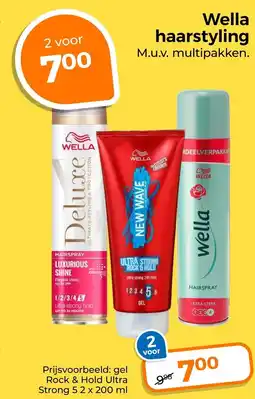 Trekpleister Wella haarstyling aanbieding