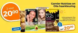 Trekpleister Garnier Nutrisse en Olia haarkleuring aanbieding