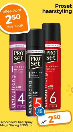 Trekpleister Proset haarstyling aanbieding