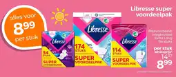Trekpleister Libresse super voordeelpak aanbieding