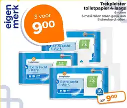 Trekpleister Trekpleister toiletpapier 4-laags aanbieding