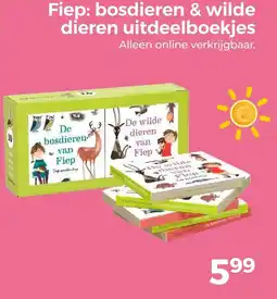 Trekpleister Fiep: bosdieren & wilde dieren uitdeelboekjes aanbieding