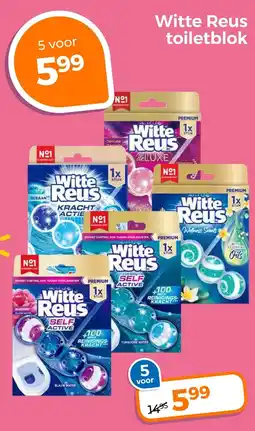 Trekpleister Witte Reus toiletblok aanbieding