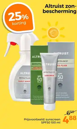 Trekpleister Altruist zonbescherming aanbieding