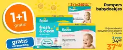 Trekpleister Pampers babydoekjes aanbieding