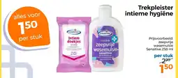 Trekpleister Trekpleister intieme hygiëne aanbieding