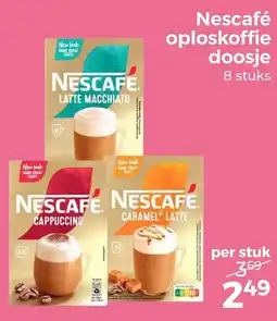 Trekpleister Nescafé oploskoffie doosje aanbieding