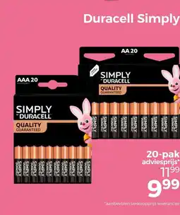 Trekpleister Duracell Simply aanbieding
