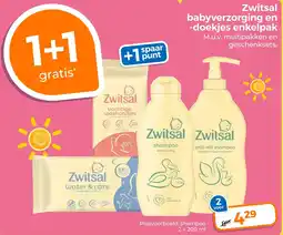 Trekpleister Zwitsal babyverzorging en doekjes enkelpak aanbieding