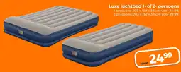 Trekpleister Luxe luchtbed 1- of 2- persoons aanbieding