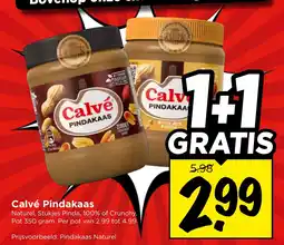 Vomar Voordeelmarkt Calvé Pindakaas aanbieding