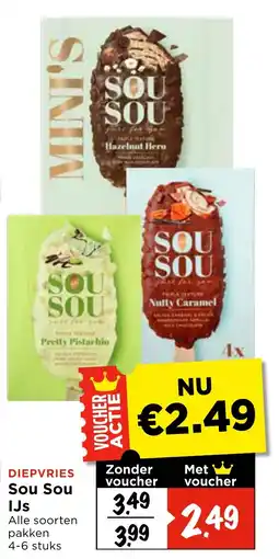 Vomar Voordeelmarkt Sou Sou IJs aanbieding