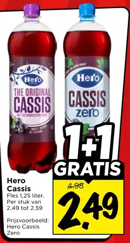 Vomar Voordeelmarkt Hero Cassis aanbieding