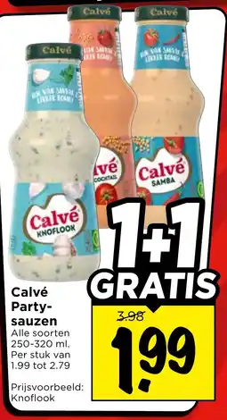 Vomar Voordeelmarkt Calvé Party-sauzen aanbieding