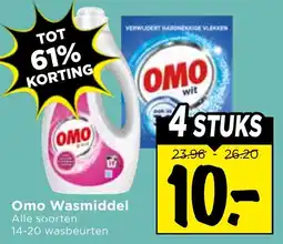 Vomar Voordeelmarkt Omo Wasmiddel aanbieding