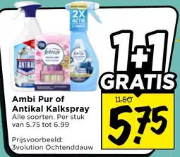 Vomar Voordeelmarkt Alle Ambi Pur of Antikal Kalkspray aanbieding