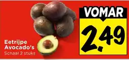 Vomar Voordeelmarkt Avocado's aanbieding