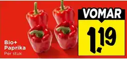 Vomar Voordeelmarkt Bio+ Paprika aanbieding