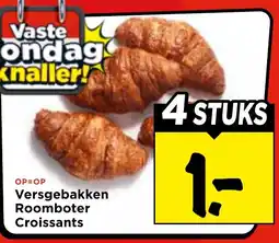Vomar Voordeelmarkt Versgebakken Roomboter Croissants aanbieding