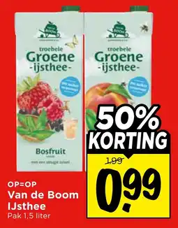 Vomar Voordeelmarkt Van de Boom IJsthee aanbieding
