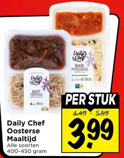 Vomar Voordeelmarkt Alle Daily Chef Oosterse Maaltijd aanbieding