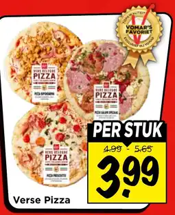 Vomar Voordeelmarkt Verse Pizza aanbieding