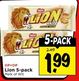 Vomar Voordeelmarkt Lion Melk of Wit aanbieding