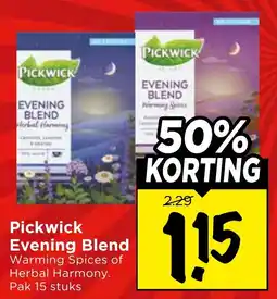 Vomar Voordeelmarkt Pickwick Evening Blend aanbieding