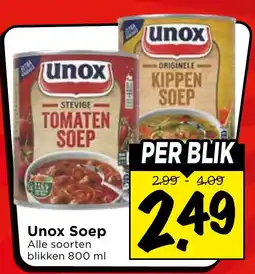 Vomar Voordeelmarkt Unox Soep aanbieding