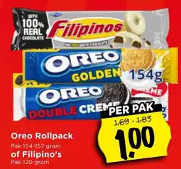 Vomar Voordeelmarkt Oreo Rollpack aanbieding