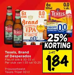 Vomar Voordeelmarkt Texels, Brand of Desperados aanbieding