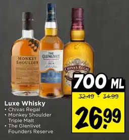 Vomar Voordeelmarkt Luxe Whisky aanbieding