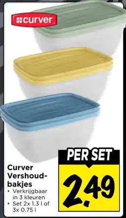Vomar Voordeelmarkt Curver Vershoud-bakjes aanbieding