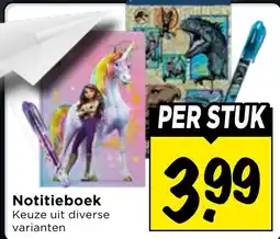Vomar Voordeelmarkt Notitieboek aanbieding