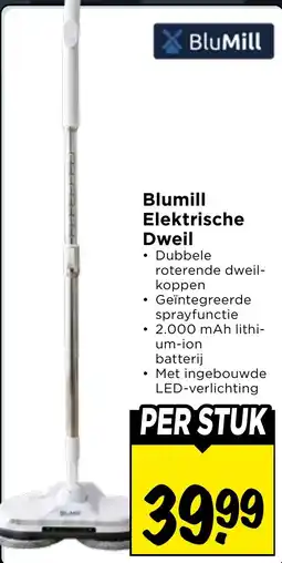 Vomar Voordeelmarkt Blumill Elektrische Dweil aanbieding