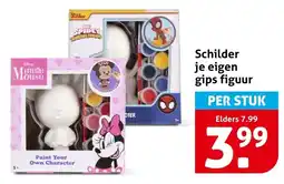 Hoogvliet Schilder je eigen gips figuur aanbieding