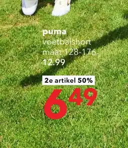 Scapino Puma Teamrise kinder sportshort aanbieding